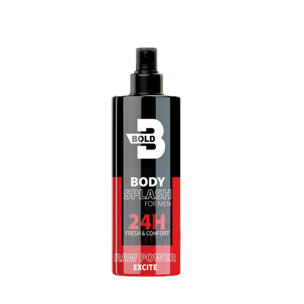 Body Splash for Men Raw Power Excite