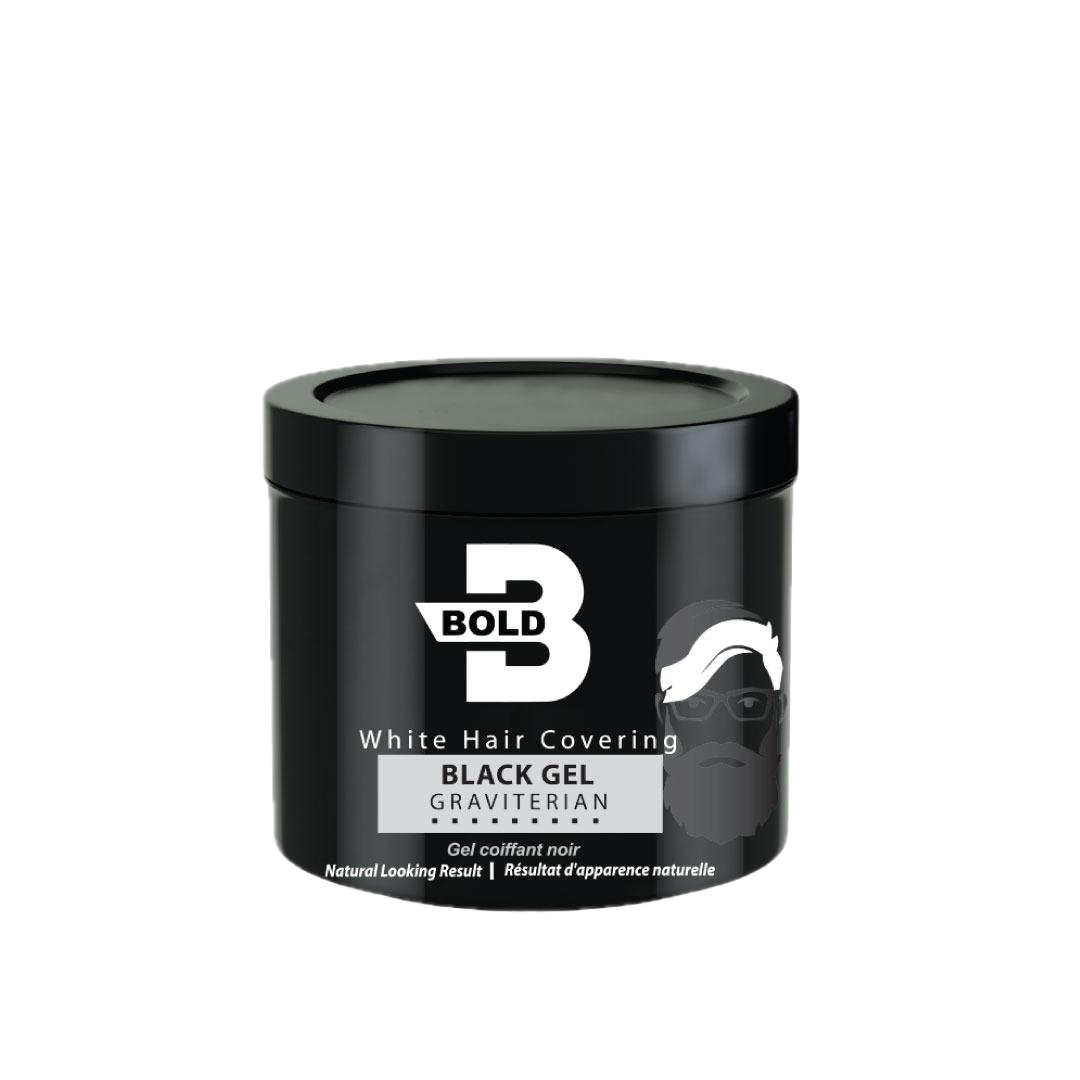 White Hair Covering Black Gel – Graviterian