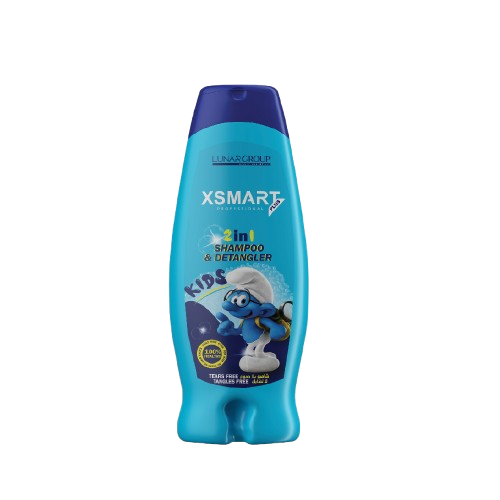 Kids 2 in 1 Shampoo & Detangler – Smurfs Edition