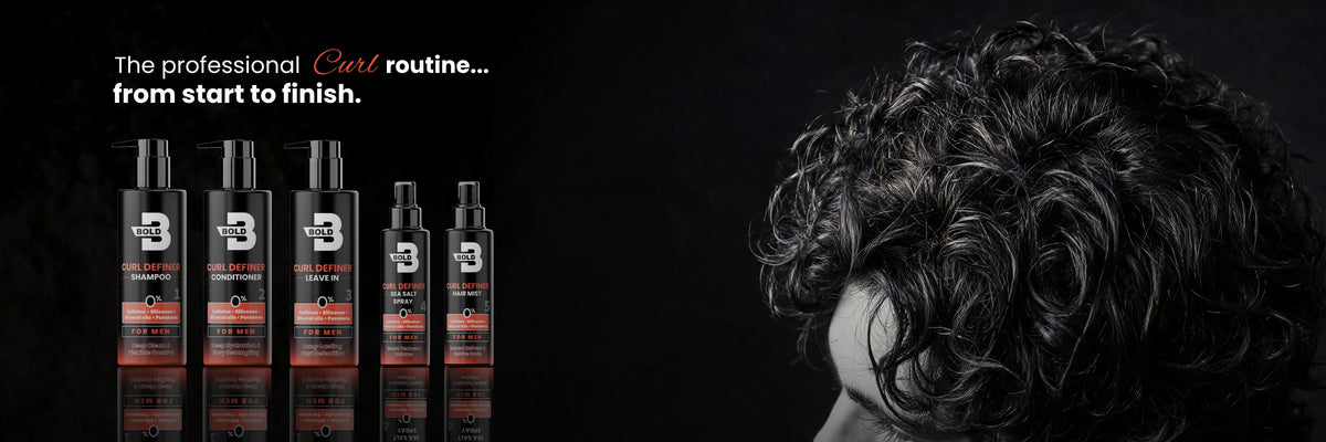 Bold Curl Definer range - the professional curl routine from start to finish
