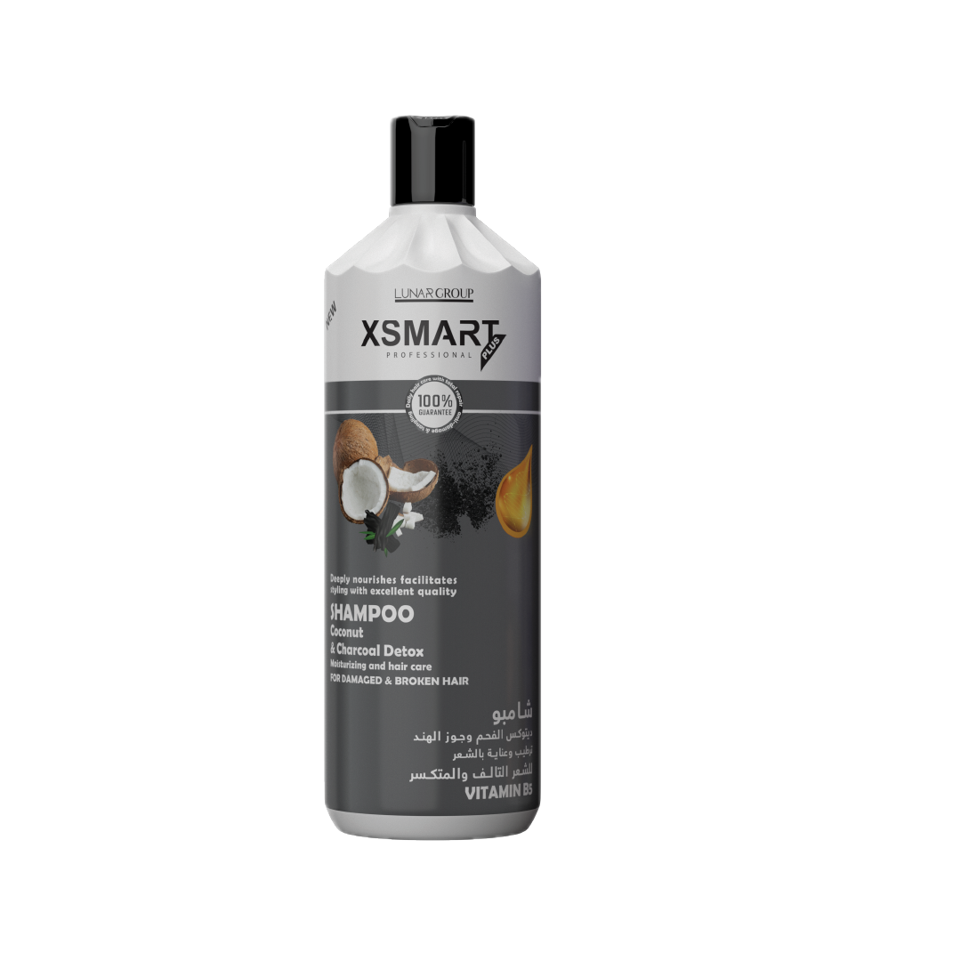 Shampoo – Coconut & Charcoal Detox for Damaged & Broken Hair